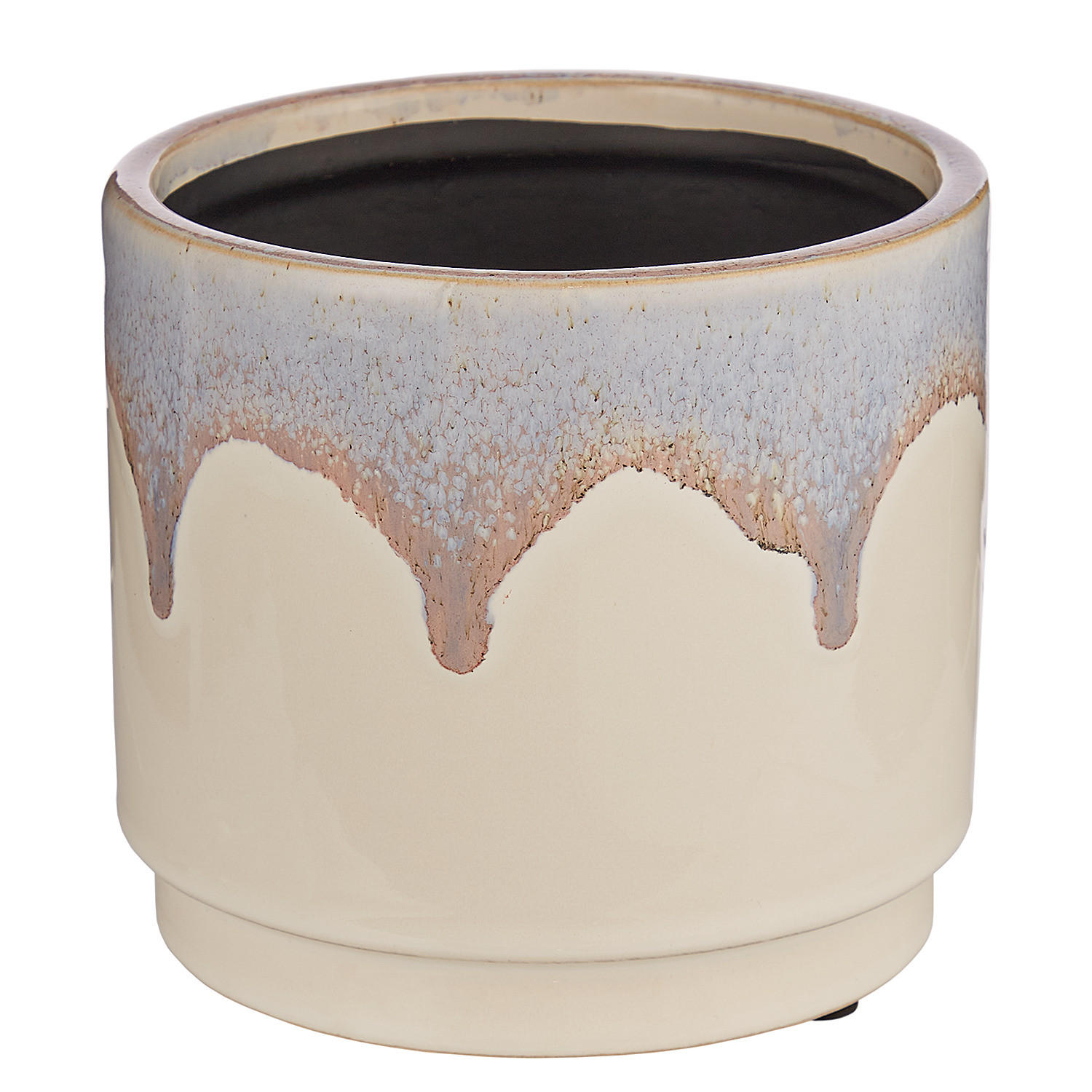 BLUMENÜBERTOPF Painted - Beige, Keramik (13cm) - BUTLERS