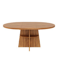 ESSTISCH ausziehbar 110-150 cm mit Ablagefläche DE-39851 Walnussoptik - Walnussfarben, Holzwerkstoff (110/110/77.5cm) - ComfortXL