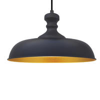 PENDELLEUCHTE Nota 31/35 cm - Goldfarben/Schwarz, Metall (35/31/35cm) - Bamyum