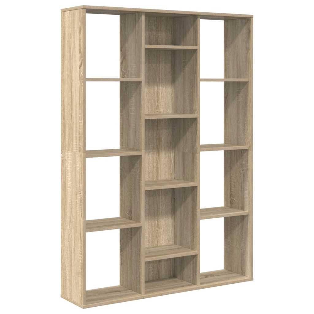 RAUMTEILER/BÜCHERREGAL Sonoma-Eiche 100/24/140 Cm Holzwerkstoff - Braun, Holzwerkstoff (24/140/100cm) - vidaXL
