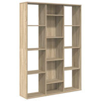 RAUMTEILER/BÜCHERREGAL Sonoma-Eiche 100/24/140 Cm Holzwerkstoff - Braun, Holzwerkstoff (24/140/100cm) - vidaXL