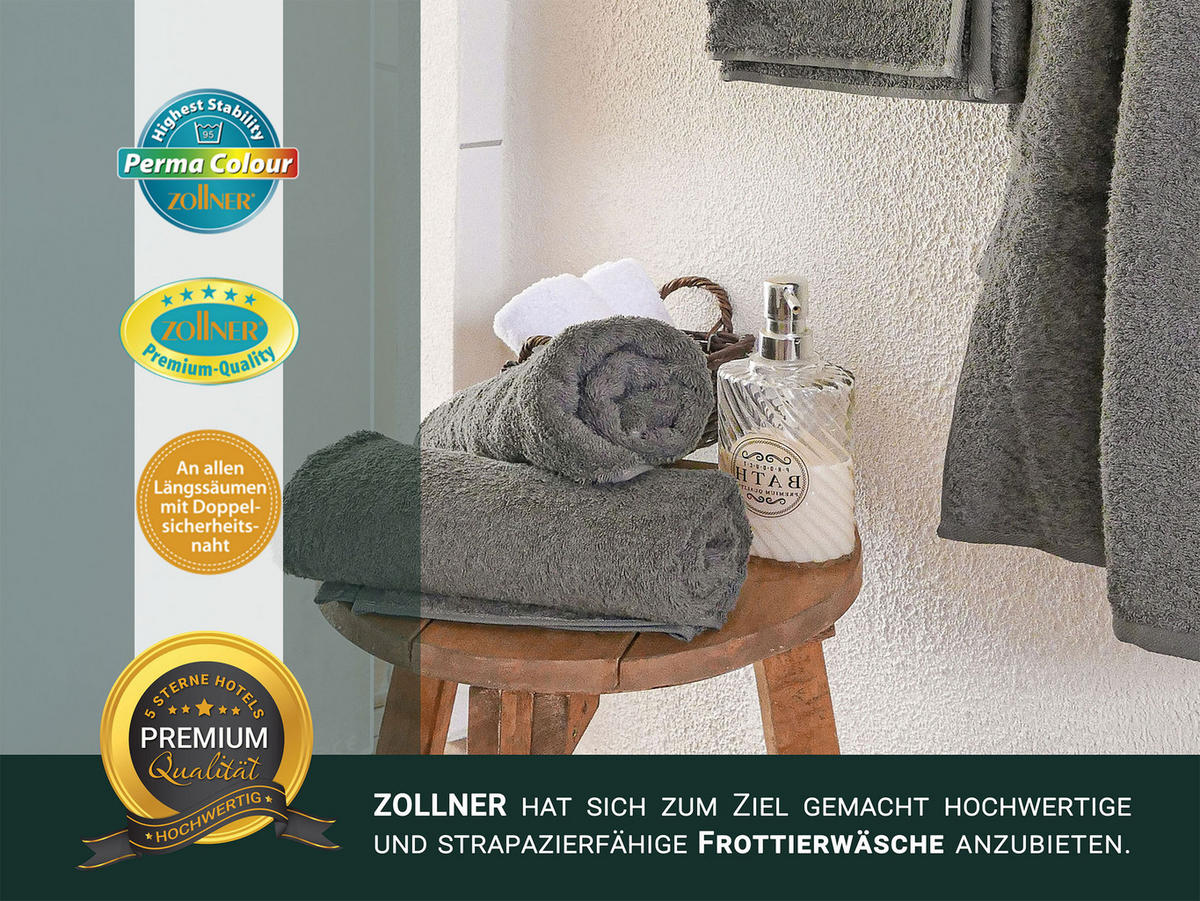 HANDTÜCHER, 6er-Set, 50x100 cm, 100% Baumwolle, Braun - Taupe, Textil (50/100cm) - Zollner
