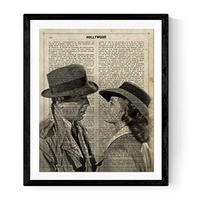 POSTER Alte Hollywood-Film Casablanca Größe 24x30 cm Rahmenlos - Klar, Papier (24/1/30cm) - Nacnic