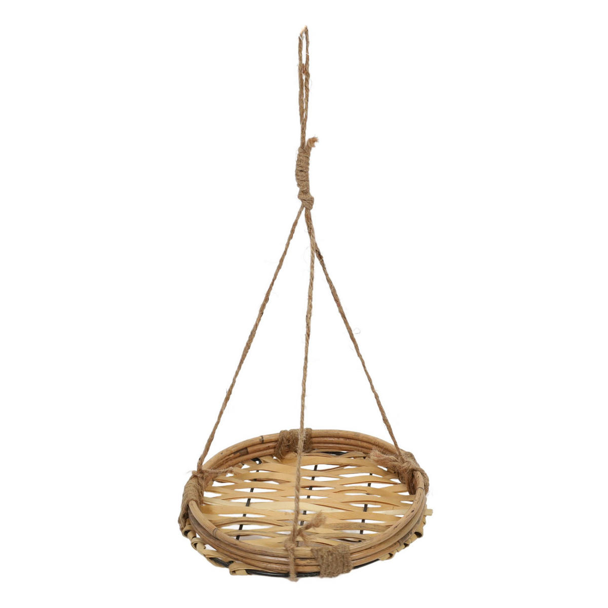 HÄNGETOPF Bambus Rattan Ø 20/40 cm - Braun, Naturmaterialien (20/40/20cm)