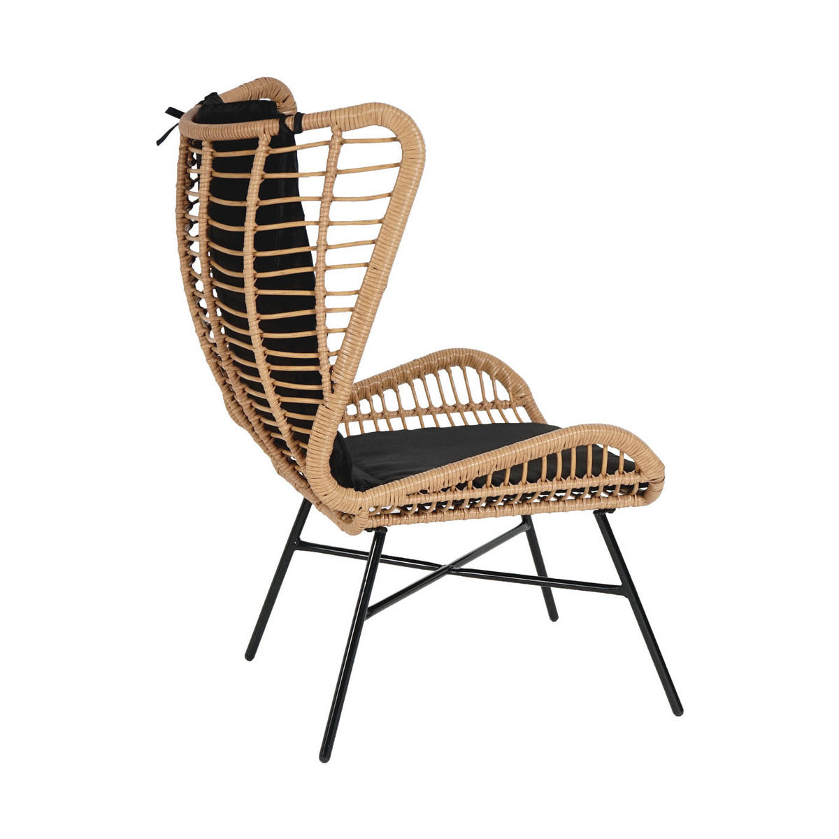 POLY-RATTAN SET G17B Braun - Braun, Kunststoff (68/103/70cm) - MCW