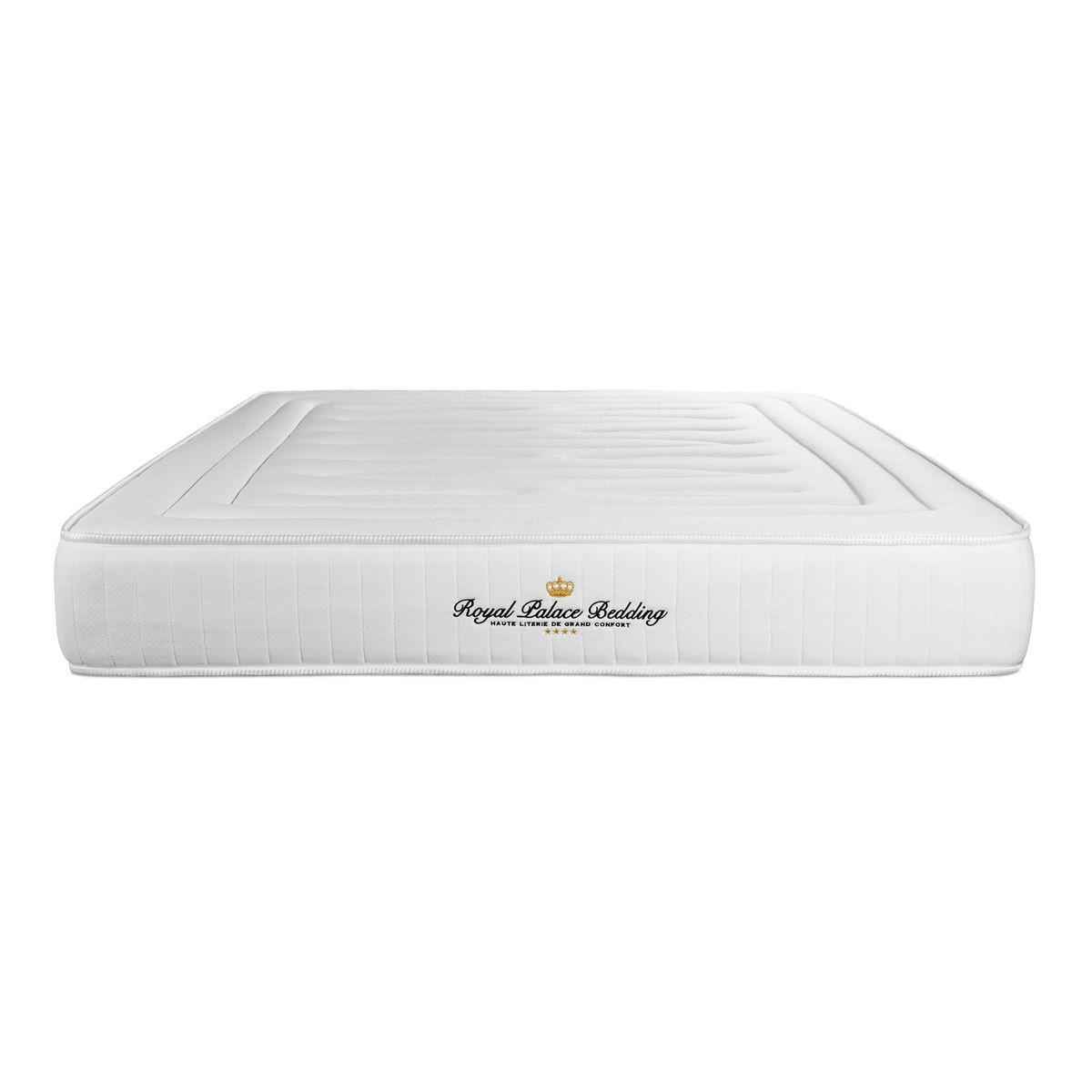 MATRATZE Nottingham Memory-Schaum 160 x 200 cm h3 - Weiß, Textil (160/200cm) - ROYAL PALACE BEDDING