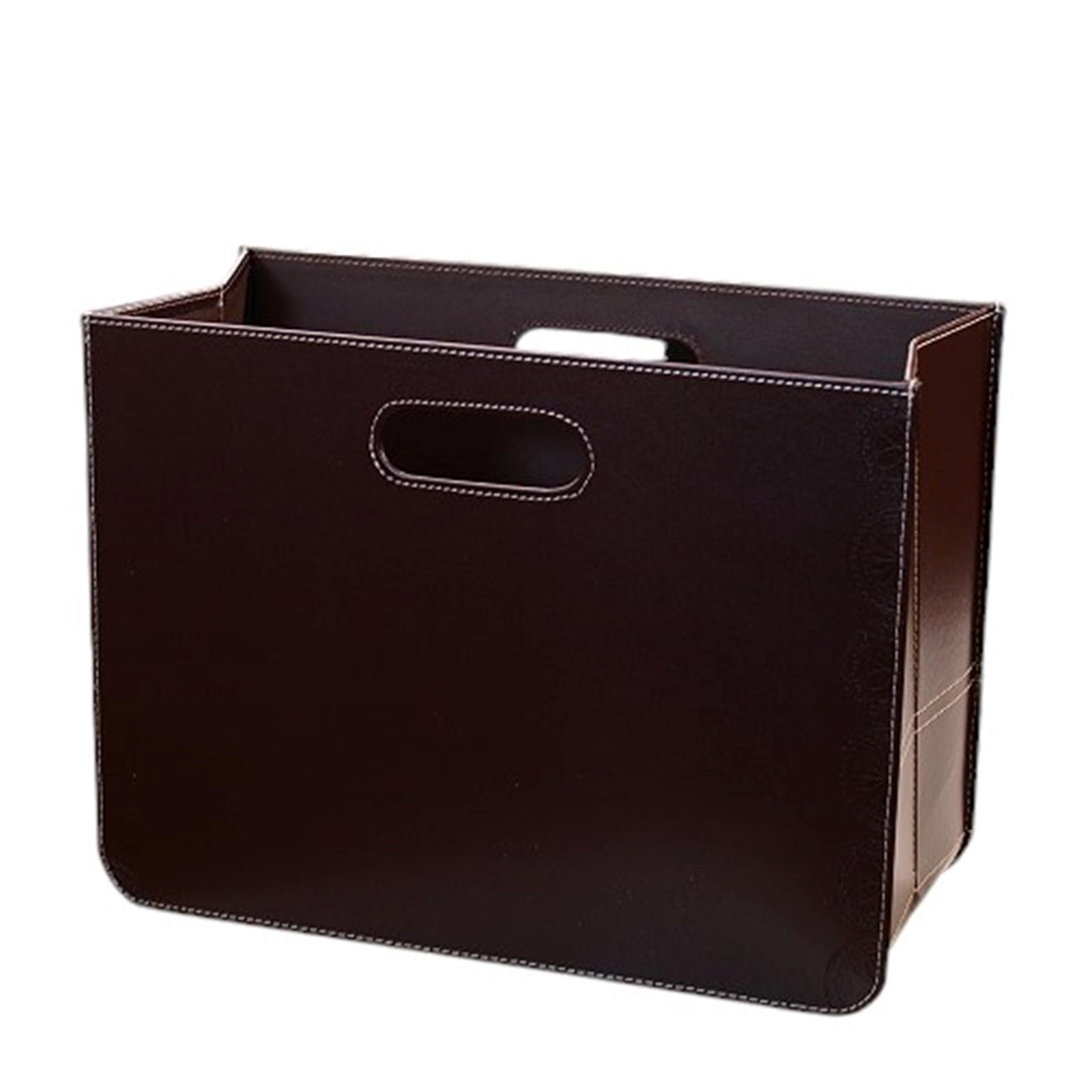 ZEITUNGSKORB Business Kunstleder Braun - Braun, Kunststoff (40.5/30.5/19.5cm) - DESIGN DELIGHTS