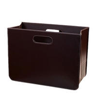 ZEITUNGSKORB Business Kunstleder Braun - Braun, Kunststoff (40.5/30.5/19.5cm) - DESIGN DELIGHTS