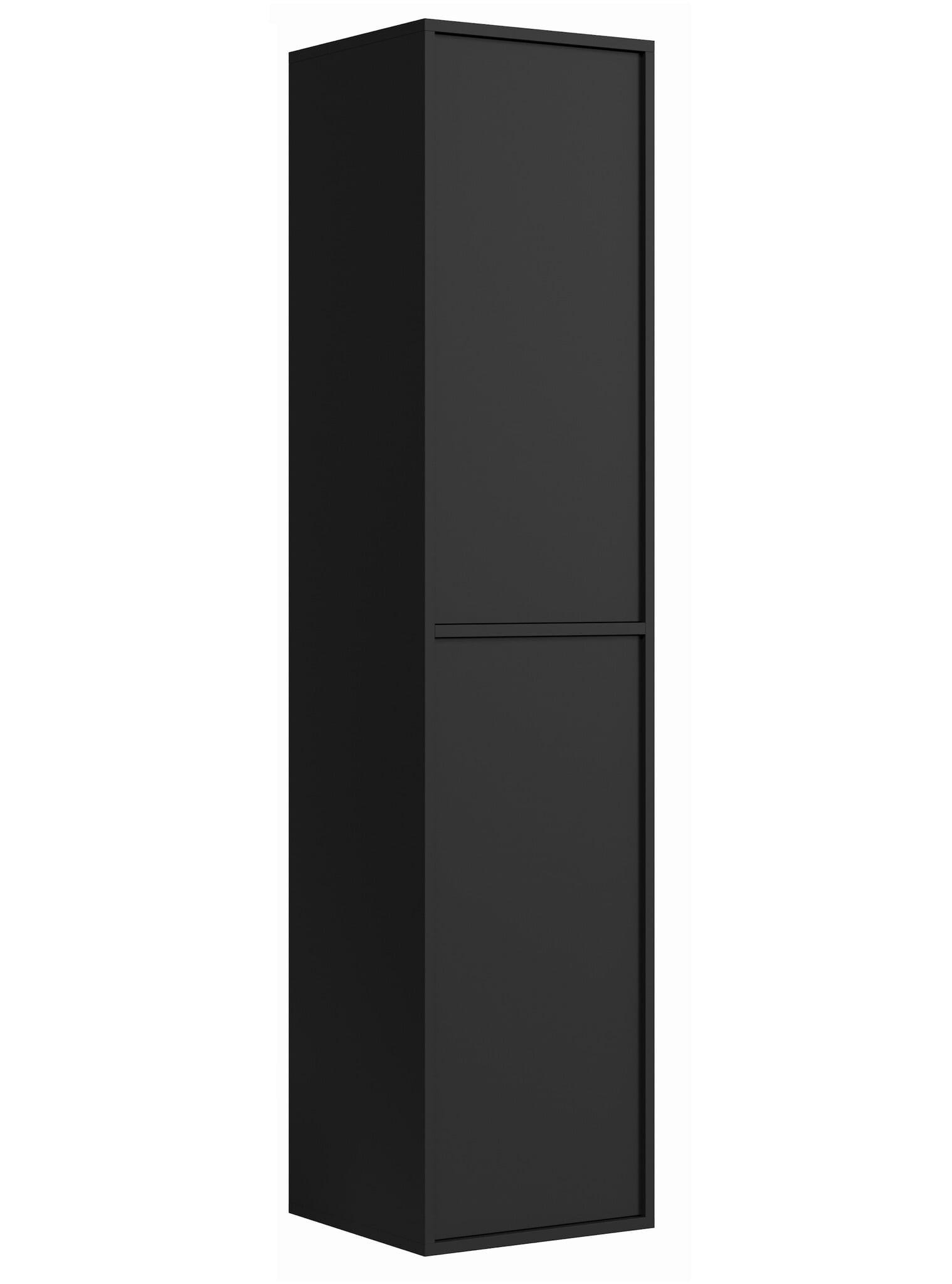 Badplaats KOUPELNOVÁ SKŘÍŇKA Mali se 2 dveřmi matná černá - 38 x 33 x 160 cm