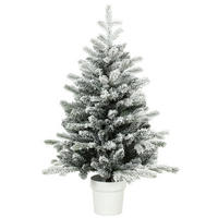 WEIHNACHTSBAUM Kunststoff Stahl Weiß - Weiß, Kunststoff (90cm) - HOMCOM