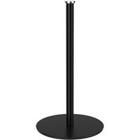 KÜCHENROLLENHALTER Schwarz Stehend - Schwarz, Metall (15/7.6/25cm)