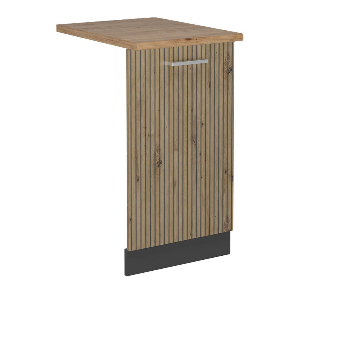 GESCHIRRSPÜLBLENDE R-Line Artisan-Eiche 45 cm , AP Eiche - Anthrazit/Eiche Artisan, Holzwerkstoff (45/81.8/1.6cm) - Vicco