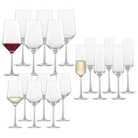 WEIN- UND SEKTGLÄSERSET Pure transparent 18er Set - Transparent, Glas (0.001L) - Zwiesel Glas