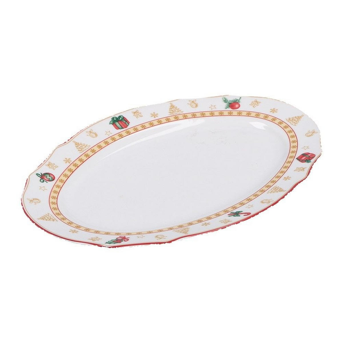 SERVIERPLATTE Weiß 32/32/2 cm NPCP022700102 - Weiß, Keramik (32/2/32cm) - La Porcellana Bianca 