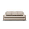 SOFA 3-SITZER MIT SCHLAFFUNKTION FORESTA, Beige - Beige, Textil (222/92/96cm)