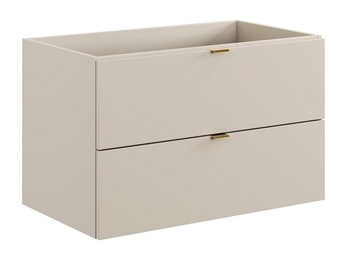 WASCHBECKENUNTERSCHRANK - 80 cm x 46 cm - holz - beige Lavena - Beige, Holz (80/50/46cm) - Vente-Unique