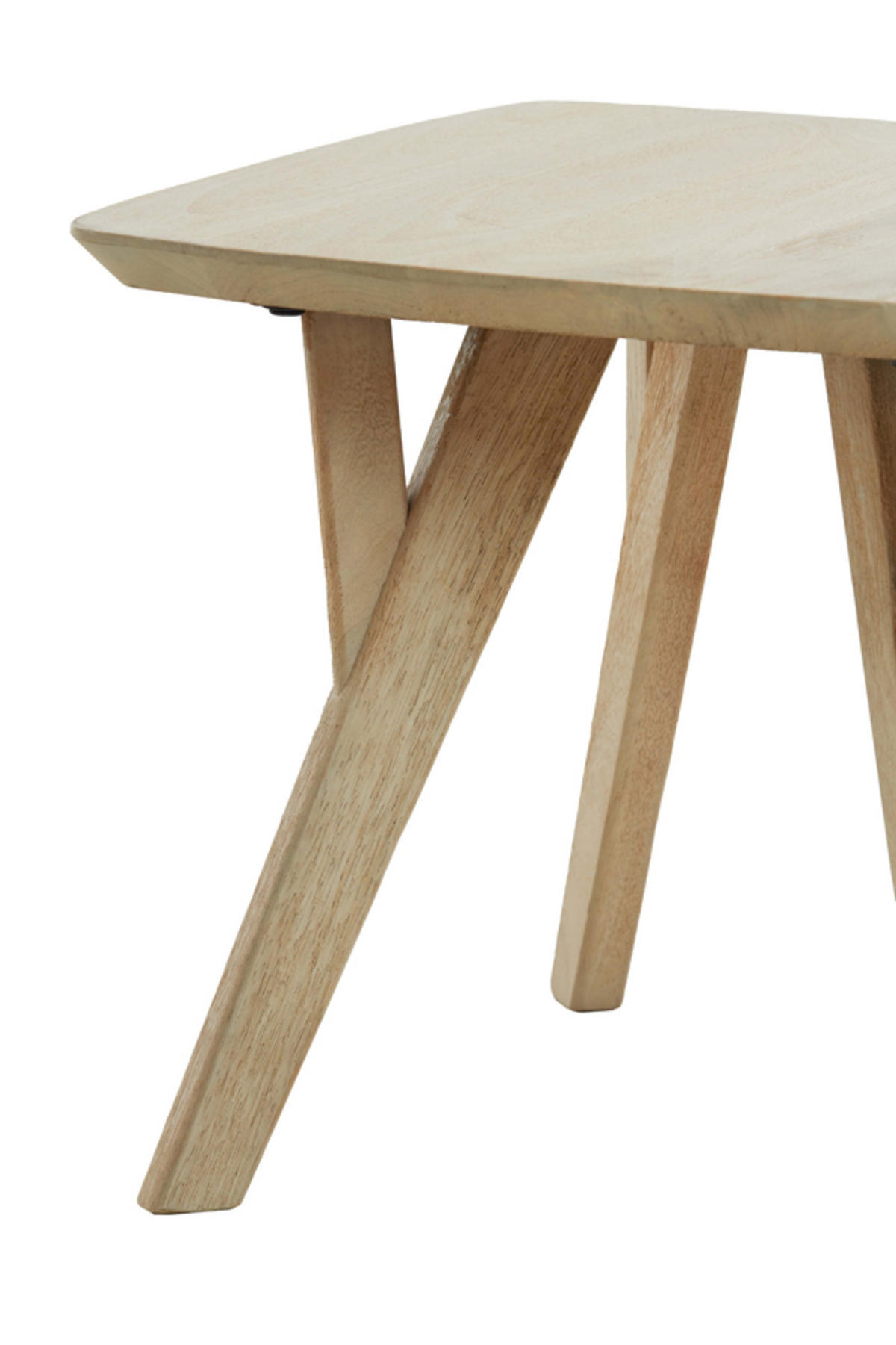 BEISTELLTISCH Quenza Braun 50/50/42 cm - Braun, Holz (50/50/42cm) - Light & Living