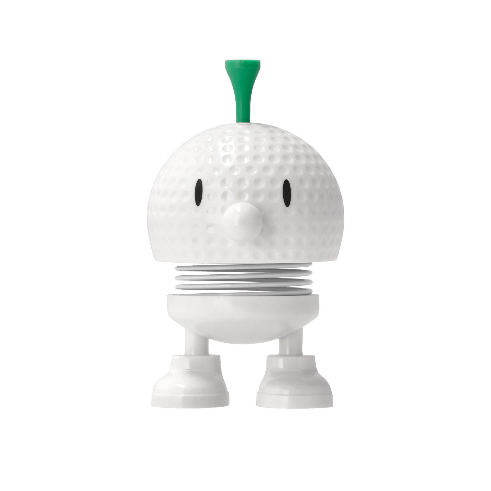 DEKOFIGUR Bumble S Golf weiß 7,6 cm - Weiß, Kunststoff (5.8/7.6/4.5cm) - Hoptimist