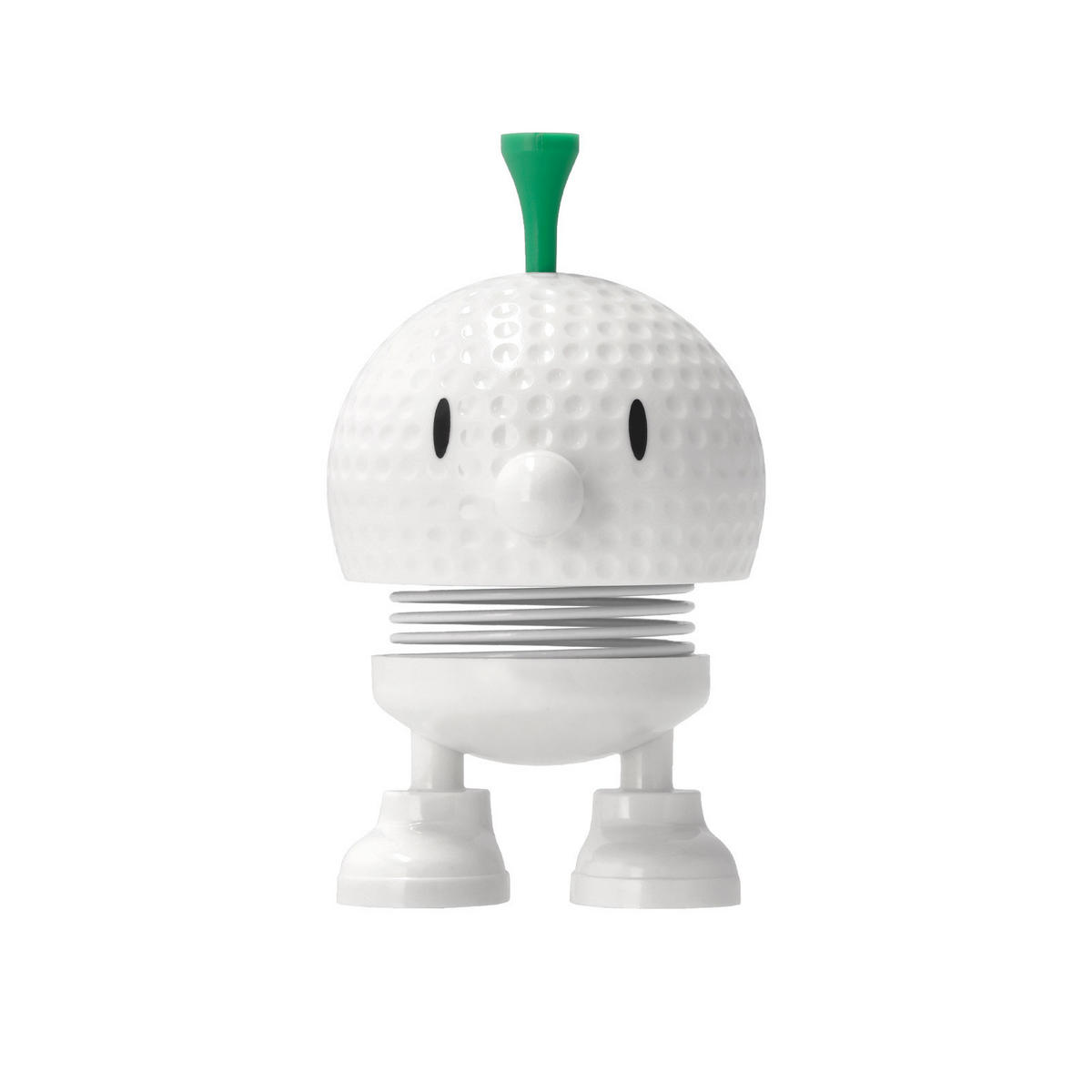 DEKOFIGUR Bumble S Golf weiß 7,6 cm - Weiß, Kunststoff (5.8/7.6/4.5cm) - Hoptimist