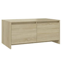 COUCHTISCH Sonoma-Eiche 90x50x41,5 cm Holzwerkstoff - Beige, Holzwerkstoff (90/50/41.5cm) - furnicato