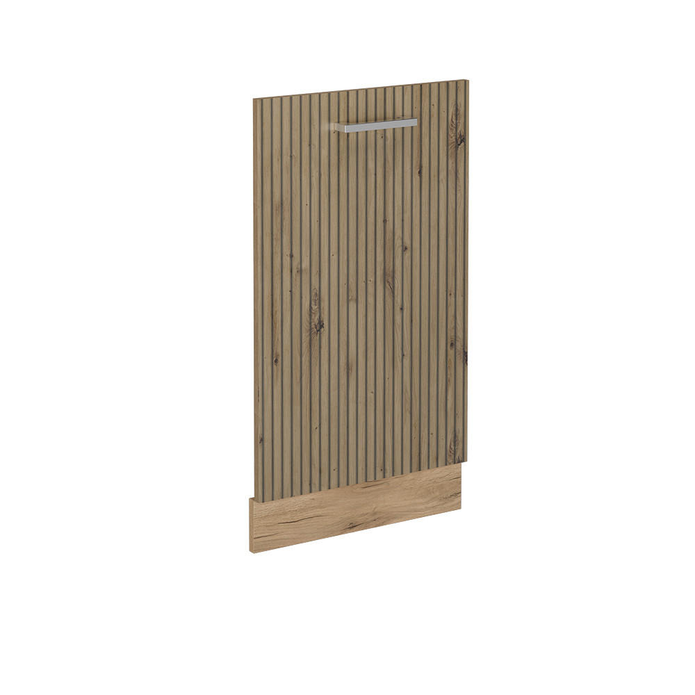 DISKMASKINENS FRONTPANEL R-Line Hantverks ek 45 cm utan b&auml;nkskiva Ek Artisan, Honungsek 81.8/45/1.6 cm