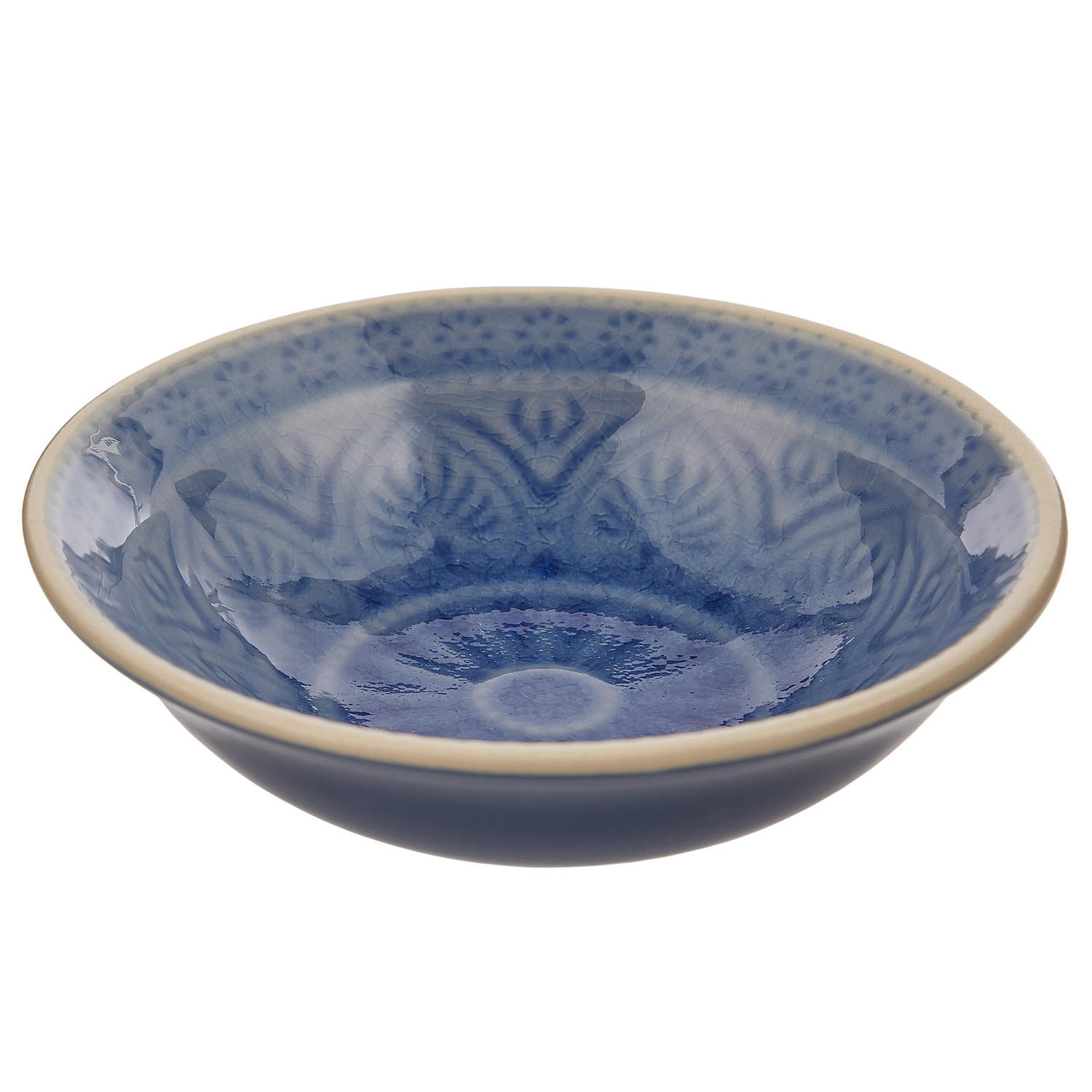 SCHALE (6er Set) Sumatra - Blau, Keramik (14/14/4cm) - BUTLERS