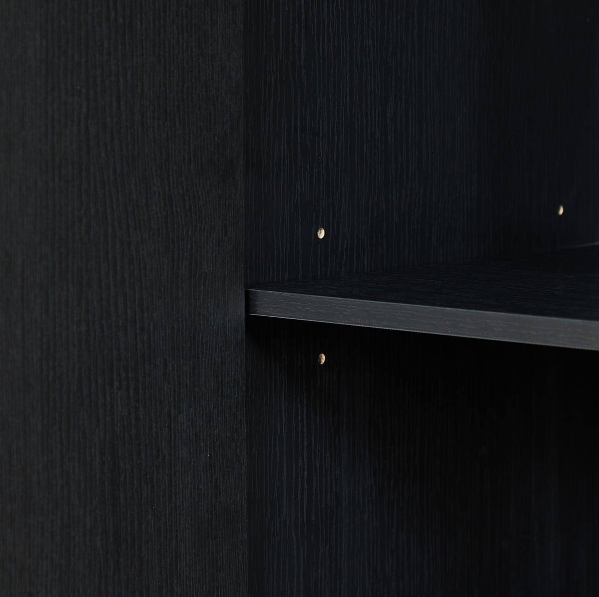 SIDEBOARD 169/40/80 cm in Schwarz mit geschwungener Front und viel Stauraum - Schwarz, Holzwerkstoff (169/80/40cm) - BEAOK