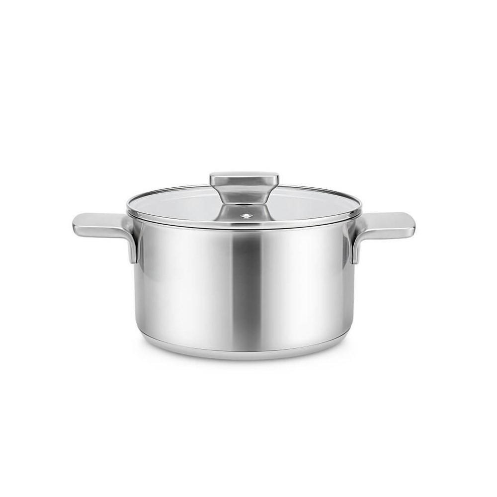 TOPF Silber 28/18/13.5 cm MR352118 - Silberfarben, Metall (18cm) - Maestro 
