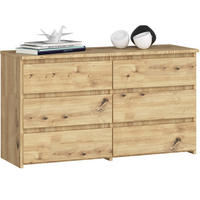 KOMMODE Artisan-Eichenfarbe 35x100x57 cm - Eiche Artisan, Holzwerkstoff (100/57/35cm) - Akord