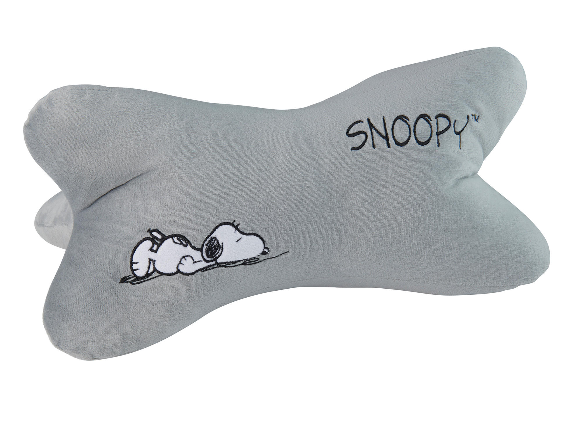 NACKENKISSEN The Peanuts Leseknochen Grau 40 x 20 cm - Grau, Textil (20/40cm) - United Labels