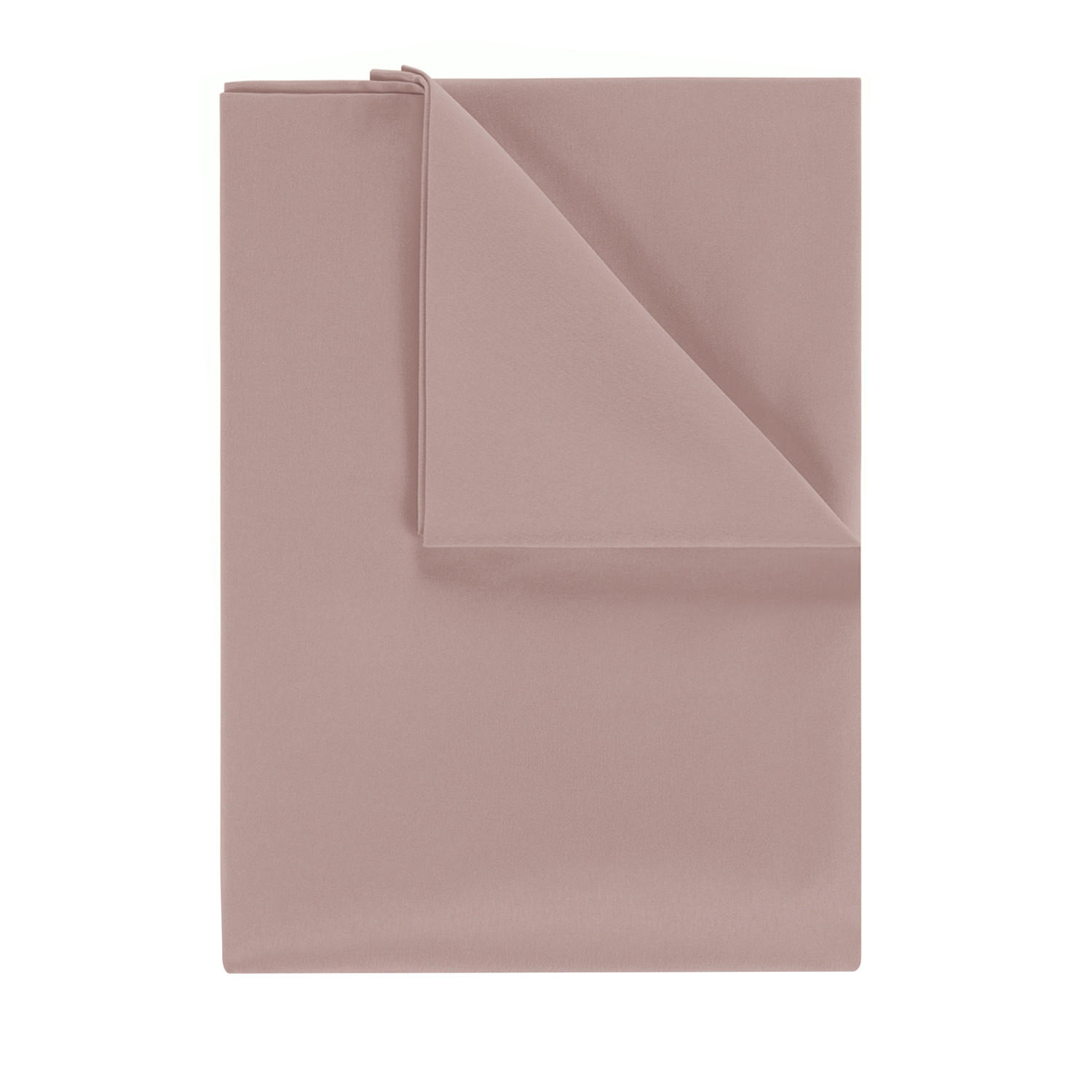 BETTTUCH ohne Gummi 220/275 cm, in Rosa - Rosa, Textil (275/220cm) - Blumtal