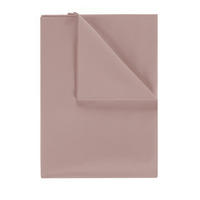 BETTTUCH ohne Gummi 180/275 cm, in Rosa - Rosa, Textil (275/180cm) - Blumtal
