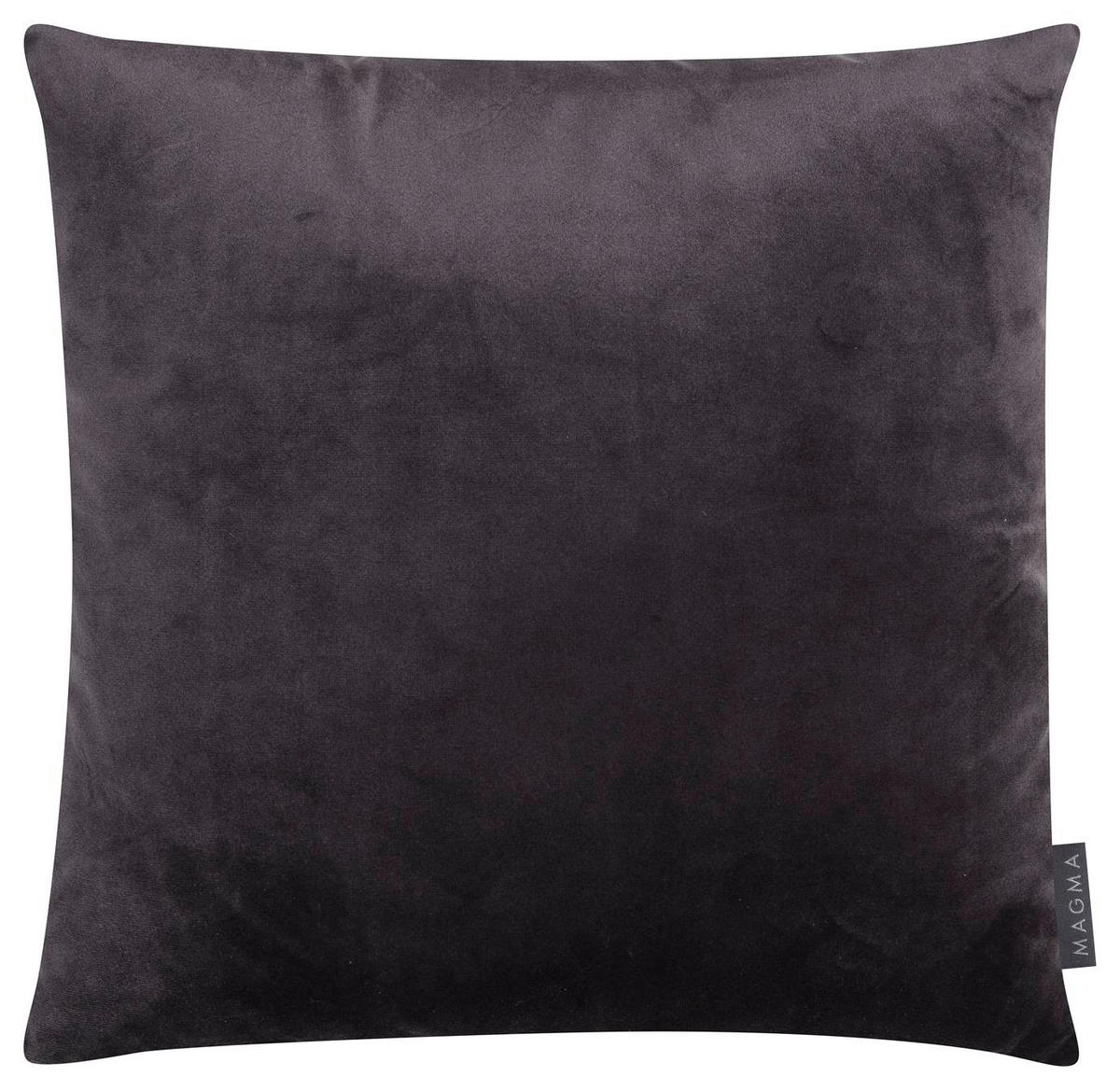 KISSENHÜLLE Raya Streifen Look anthrazit - Anthrazit, Textil (45/45cm) - Magma Heimtexx