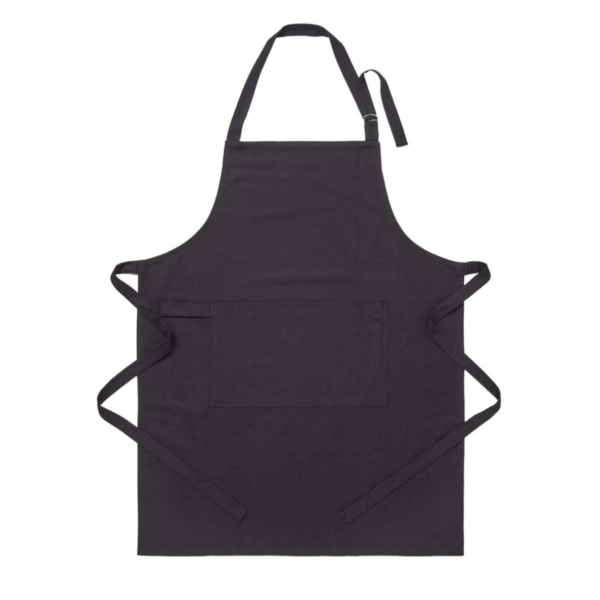 KOCHSCHÜRZE 80/85 cm, 100% Baumwolle - Schwarz, Textil (80/85cm) - Homescapes