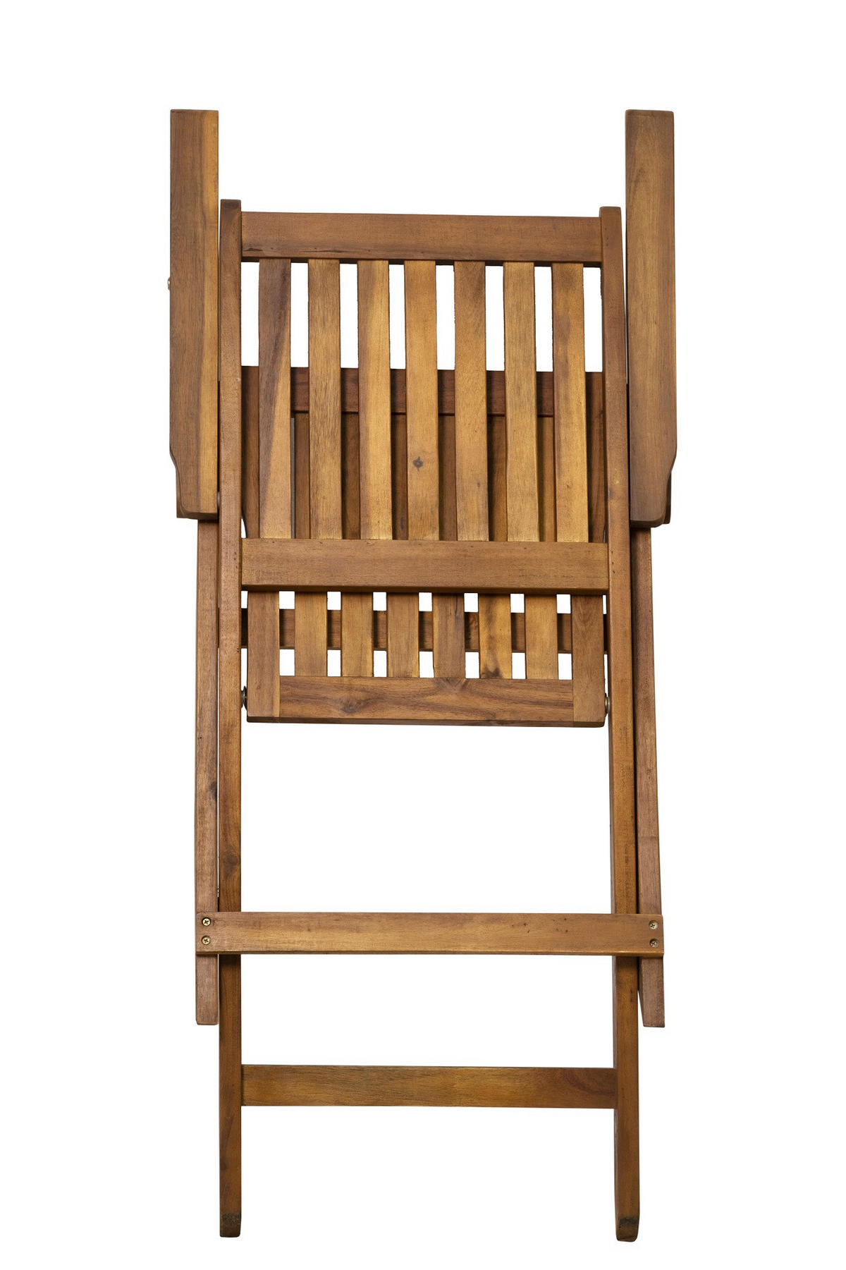 SITZGRUPPE Akana - 2 Armlehnstühle, 1 Tisch 62x62 xm - Naturfarben, Holz - TPFGarden