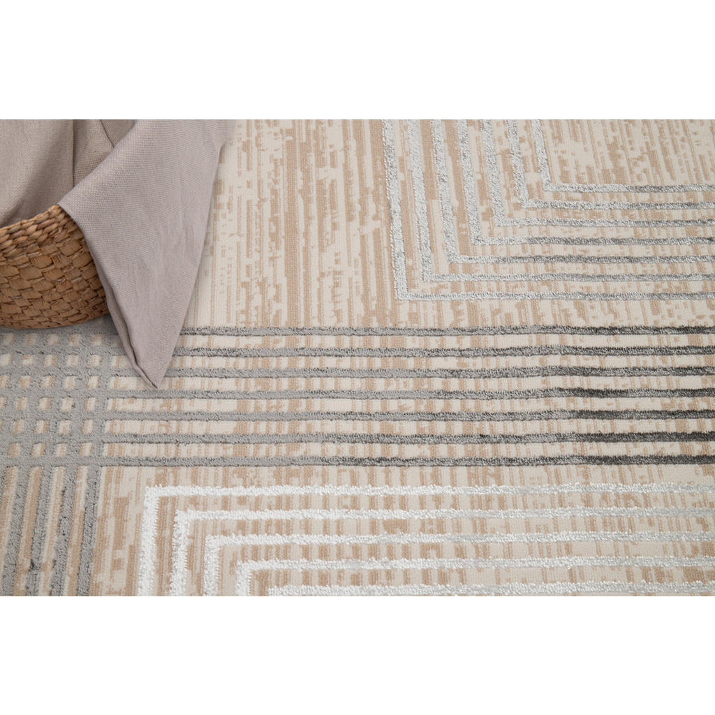 Thumbnail - Tapiso Teppich, Grau, Textil, 200x300 cm, Teppiche & Böden, Teppiche