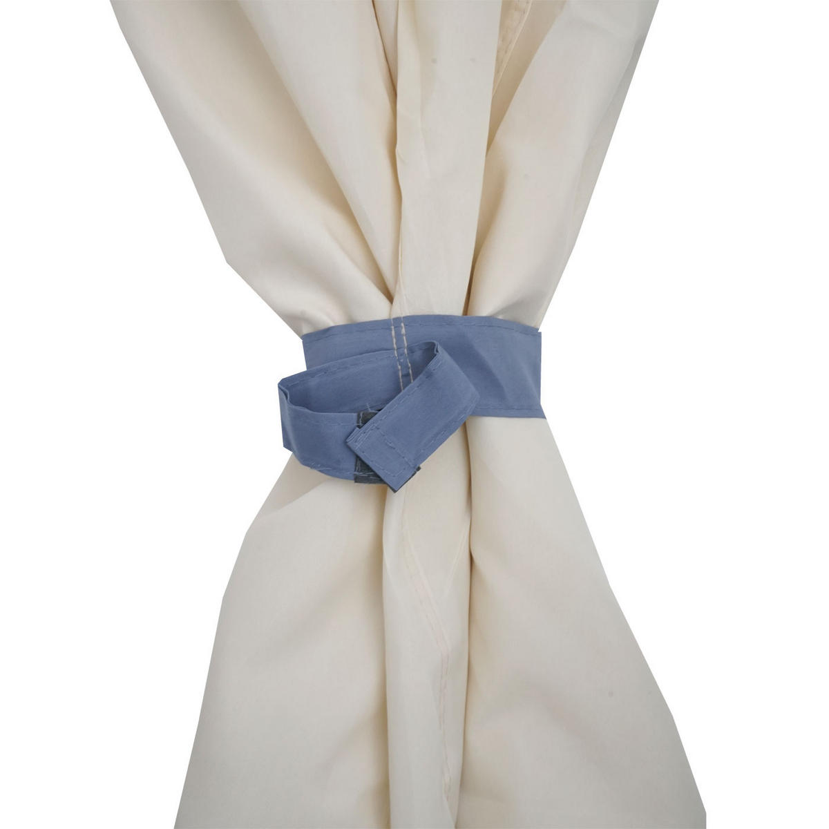 SEITENWAND PERGOLA CALPE Cremeweiß - Weiß, Textil (383/205/1cm) - MCW