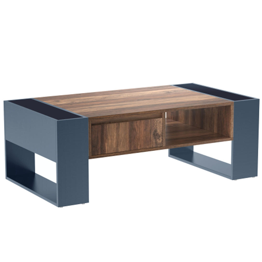 COUCHTISCH Anthrazit 160/60/40 cm - Grau, Holz (106/60/40cm) - Urban Meuble