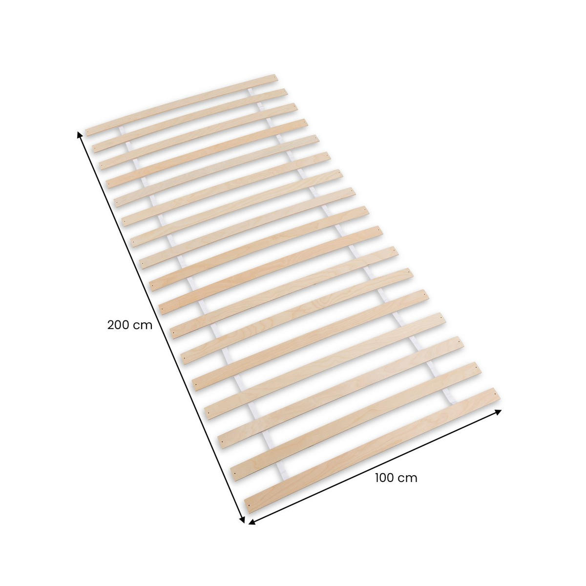 LATTENROST PASIA 100x190 cm natur - Naturfarben, Holz (100/190cm) - IDIMEX
