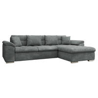 ECKSOFA Diana, Seite: Rechts - Dunkelgrau, Holz/Textil (280/160cm) - MIRJAN24