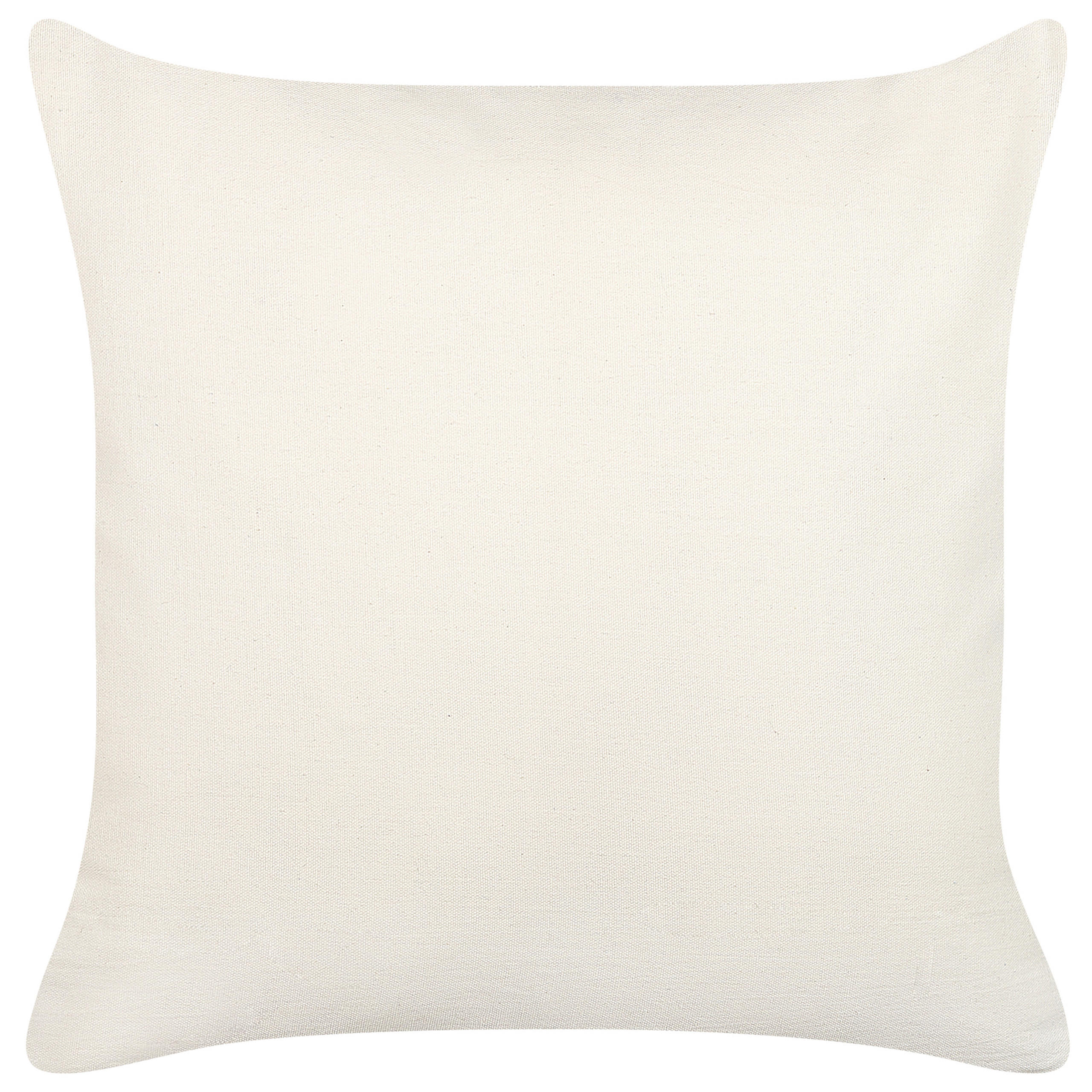 DEKOKISSEN Hellblau 45/45 cm Datura - Hellblau, Naturmaterialien/Textil (45/45cm) - Beliani