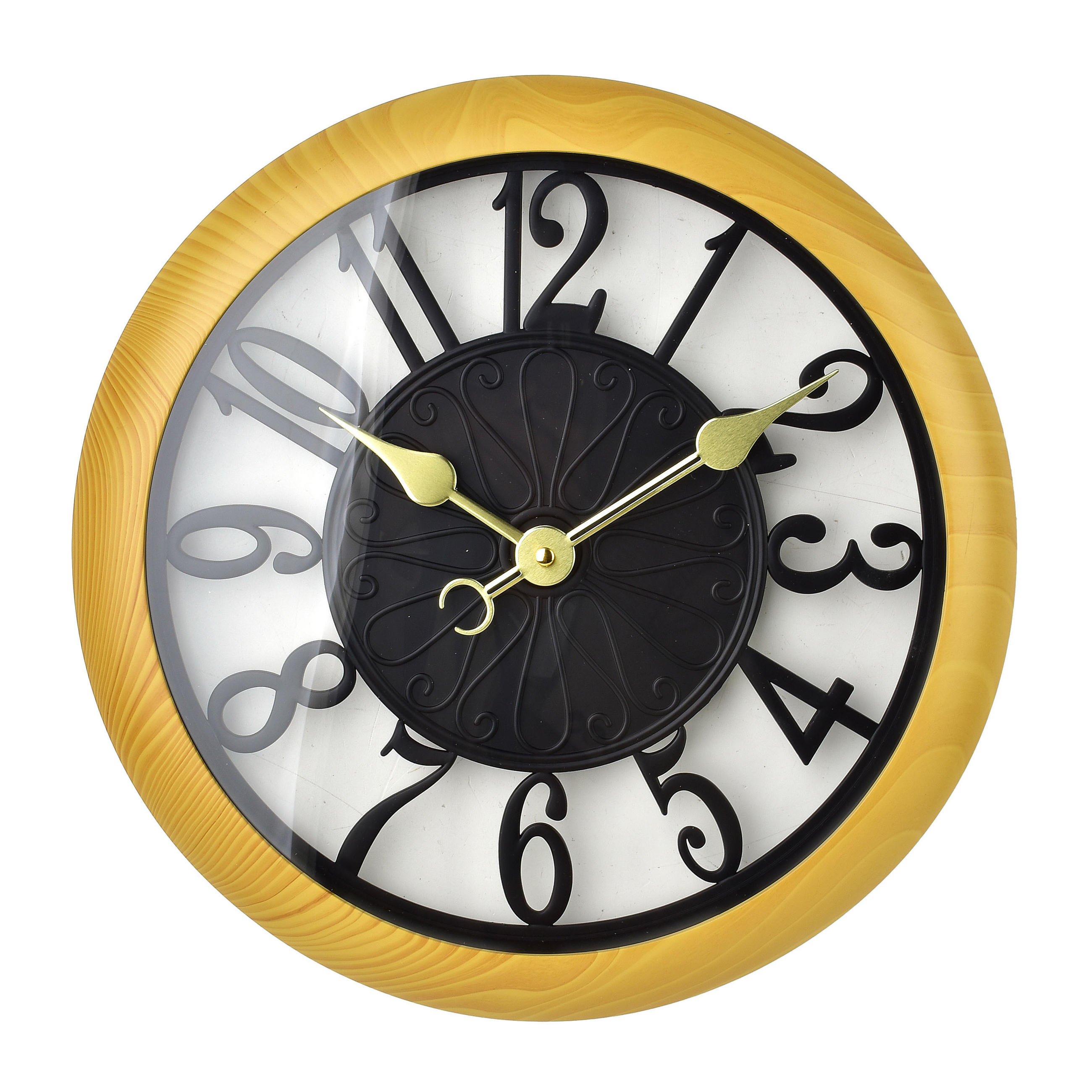 WANDUHR Ramsey Schwarz 35,5x35,5x5 cm Kunststoff - Schwarz, Kunststoff (5/35.5/35.5cm) - Mondex