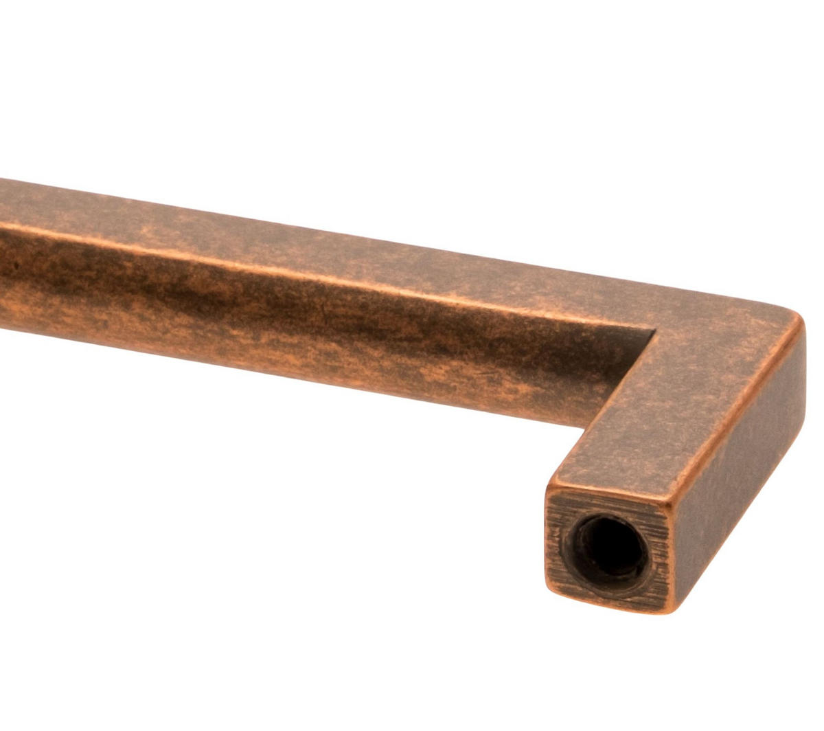 MÖBELGRIFF BA 160mm, Küchengriff Kupfer antik, Schrankgriff vintage - Kupferfarben, Metall (0.9/2.75/16.8cm)