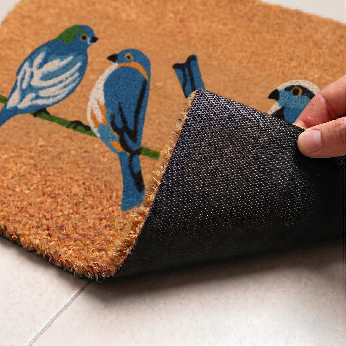 ROHOŽ - viacfarebná, textil/plast (60/40cm) - Relaxdays