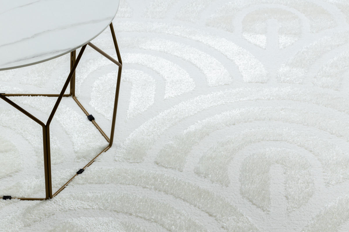 TEPPICH Mode 120/170 cm - Creme, Textil (120/170cm) - rugsX