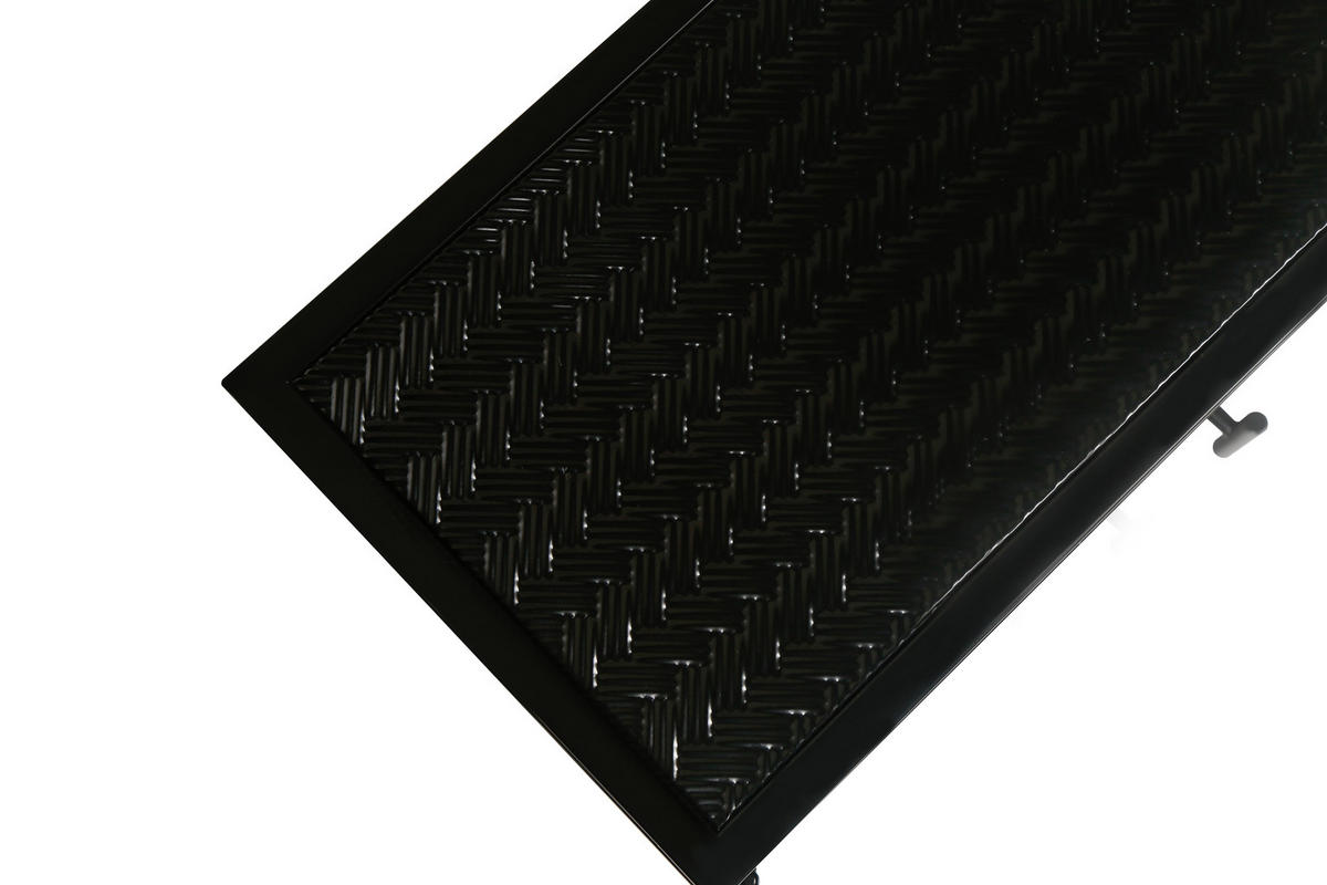 WANDSCHRANK Schwarz 70/23/60 cm - Schwarz, Metall (70/60/23cm) - PANGIVO