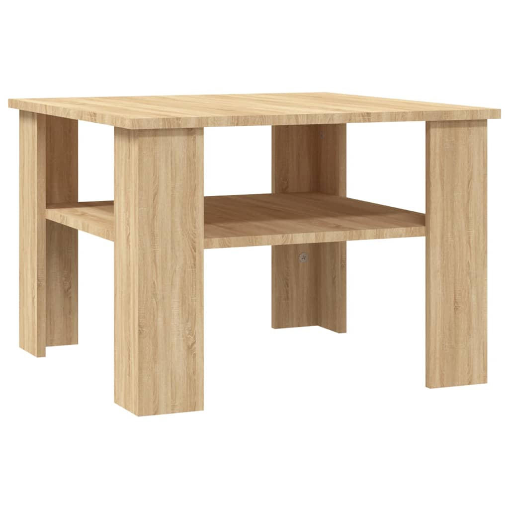 COUCHTISCH Sonoma-Eiche 60/60/42 Cm Holzwerkstoff - Braun, Holz (60/60/42cm) - vidaXL