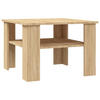 COUCHTISCH Sonoma-Eiche 60/60/42 Cm Holzwerkstoff - Braun, Holz (60/60/42cm) - vidaXL
