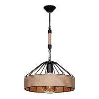 HÄNGELEUCHTE Bridgford - Schwarz, Metall (34/34/61cm) - lux.pro