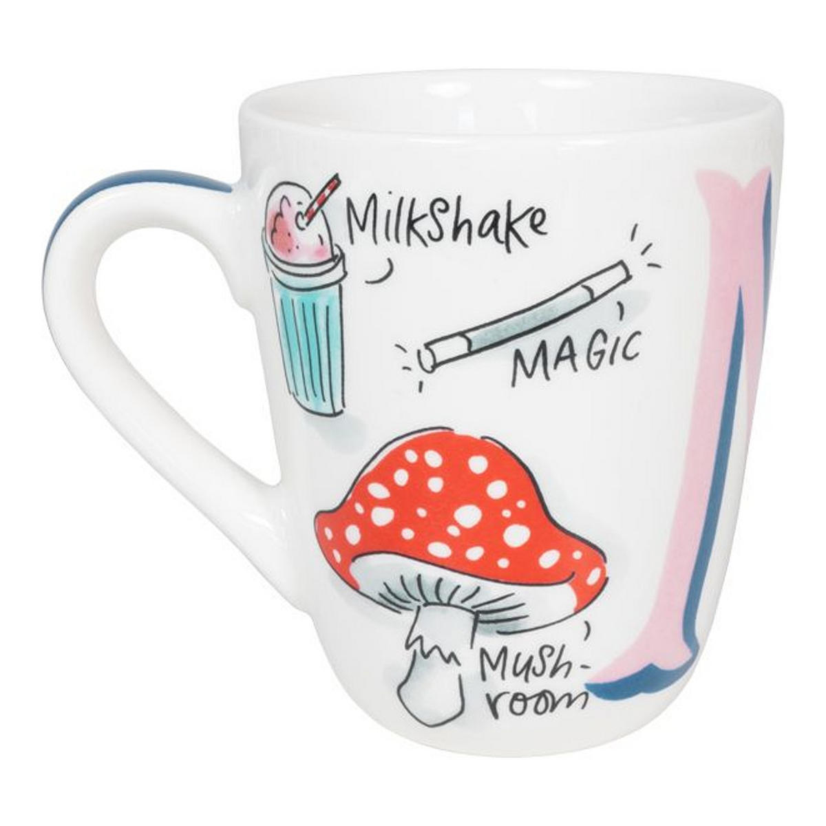 BECHER Liebesbrief M in Bunt - 350 ml - Multicolor, Keramik (0.35L) - Blond Amsterdam